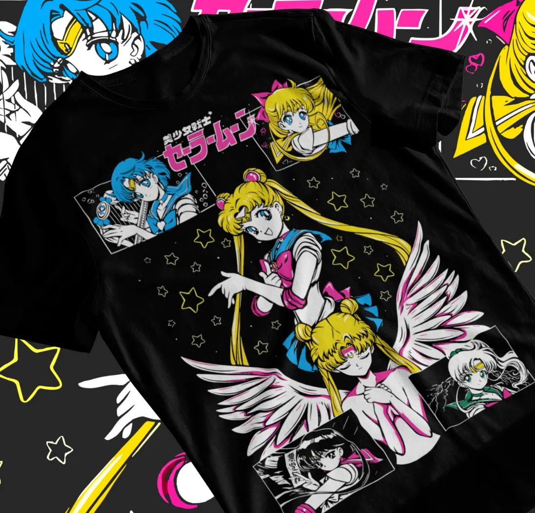 

Sailor Usagi Tsukino T-Shirt Anime Girl Unisex Shirt Soft Tee All Sizes