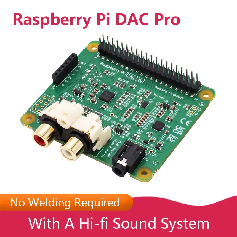 Raspberry Pi DAC+/DAC Pro/DigiAMP+/Codec Zero For Raspberry Pi Audio ...