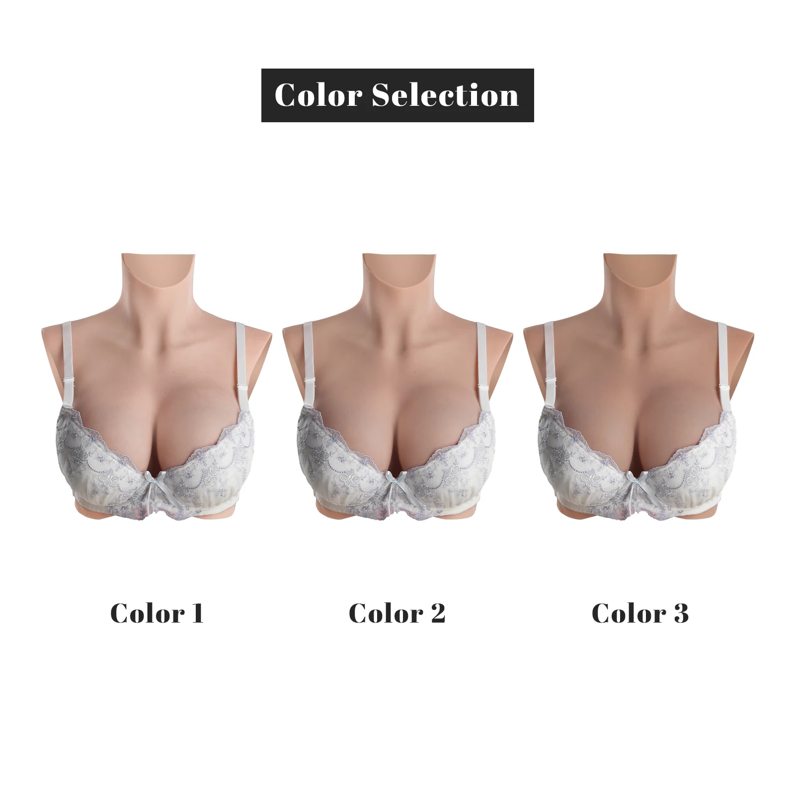 Silicone Breast Forms - B To S Cup, Realistic Fake Breasts For Cosplay, Drag, Crossdressing