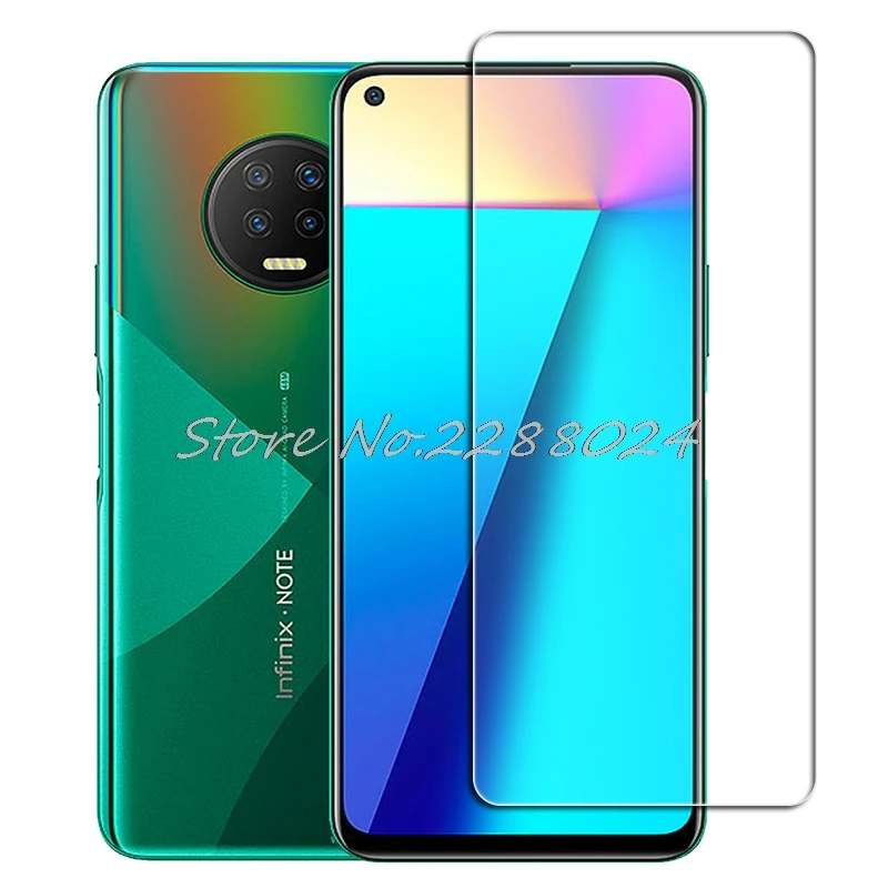Tempered Glass For Infinix Hot 10 9 Play 10S NFC 10T  Smart 5 10Lite Lite Note 8 8i 7 S4 S5 Pro Note8 Screen Protector Film — view 3