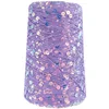 500g /1300M DIY Hand Knitting Cotton Yarn 3mm+6mm Sequins Yarn DIY for Woman Woollen Sweater Hat Scarf 3