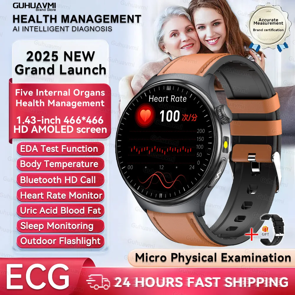 Nursing Grade Health Smartwatches For Men Women Precision Detection Heart thumbnail 11