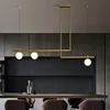 Modern Nordic Chandelier LED Minimalist Hanging Lamp Glass Pendant Light for Home Decoration Dining Table Restaurant Appliances 1