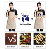 Salon Apron Customized Logo Nails Beauty Barber Studio Men's Women's Aprons Canvas Waterproof Mandil Kitchen Cooking Pinny 4