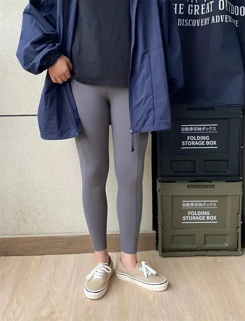 Lemon Sports Yoga Pants Fast and Free High Waist Multi Pocket Tights with Reflective Dots 25