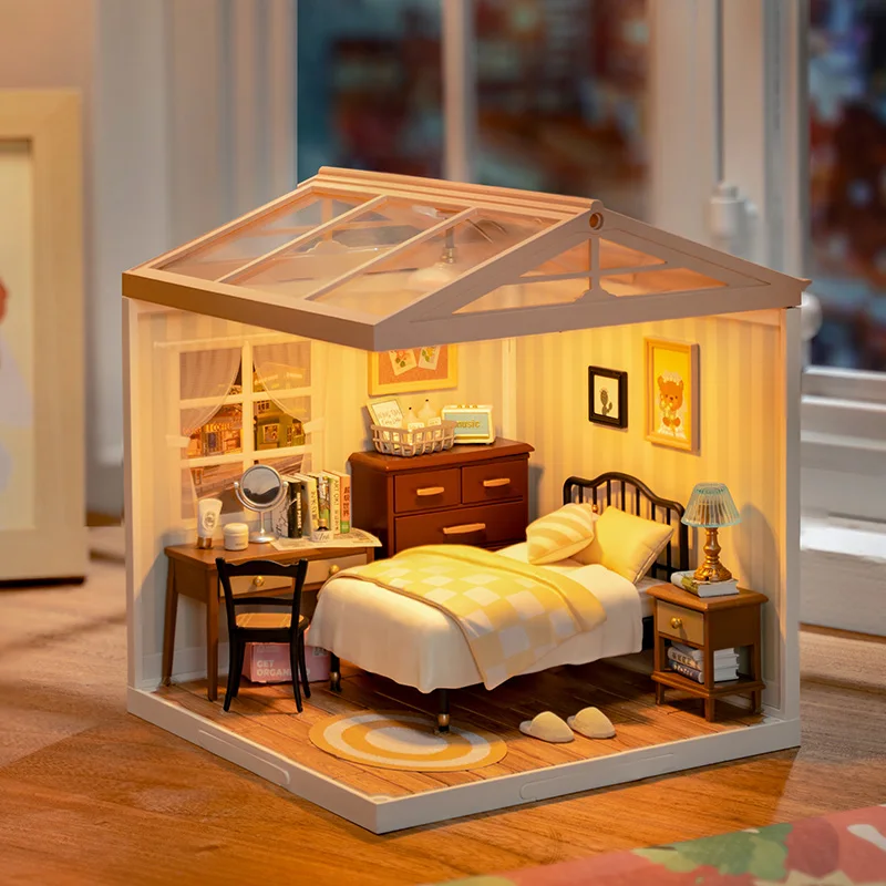 Rolife Alice's Dreamy Bedroom DIY Miniature Dollhouse Kit