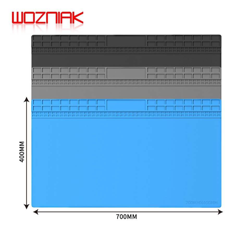WOZNIAK Extra Large Mobile Phone Repair Work Mat High Temperature Resistant Maintenance Platform PCB CHIP IC Insulation Pad Work