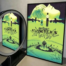 Vintage Neon Genesis Evangelion Anime Canvas Wall Art - High Quality Print - 40x60cm no frame (ER200 - 14)