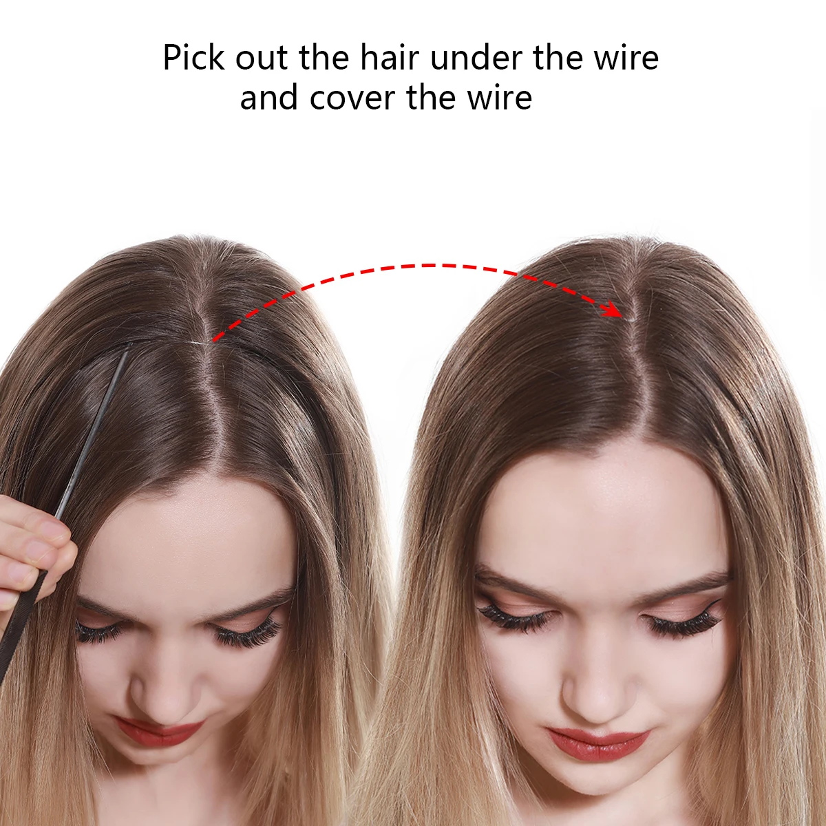 Synthetic No-Clip Ombre Wave Extensions 3