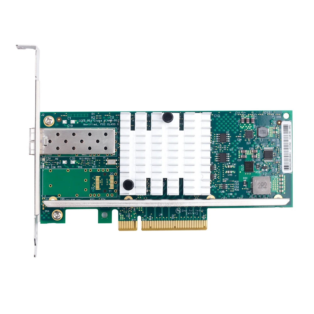 10G PCIE - SFP+ 기가비트 이더넷 카드 (82599 PCIE X8 X520-DA1 SFP+ 직접 연결 10000Mbps 네트워크 카드, 서버용)