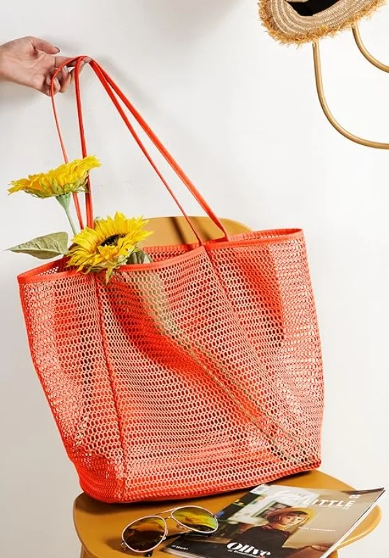 mesh tote beach