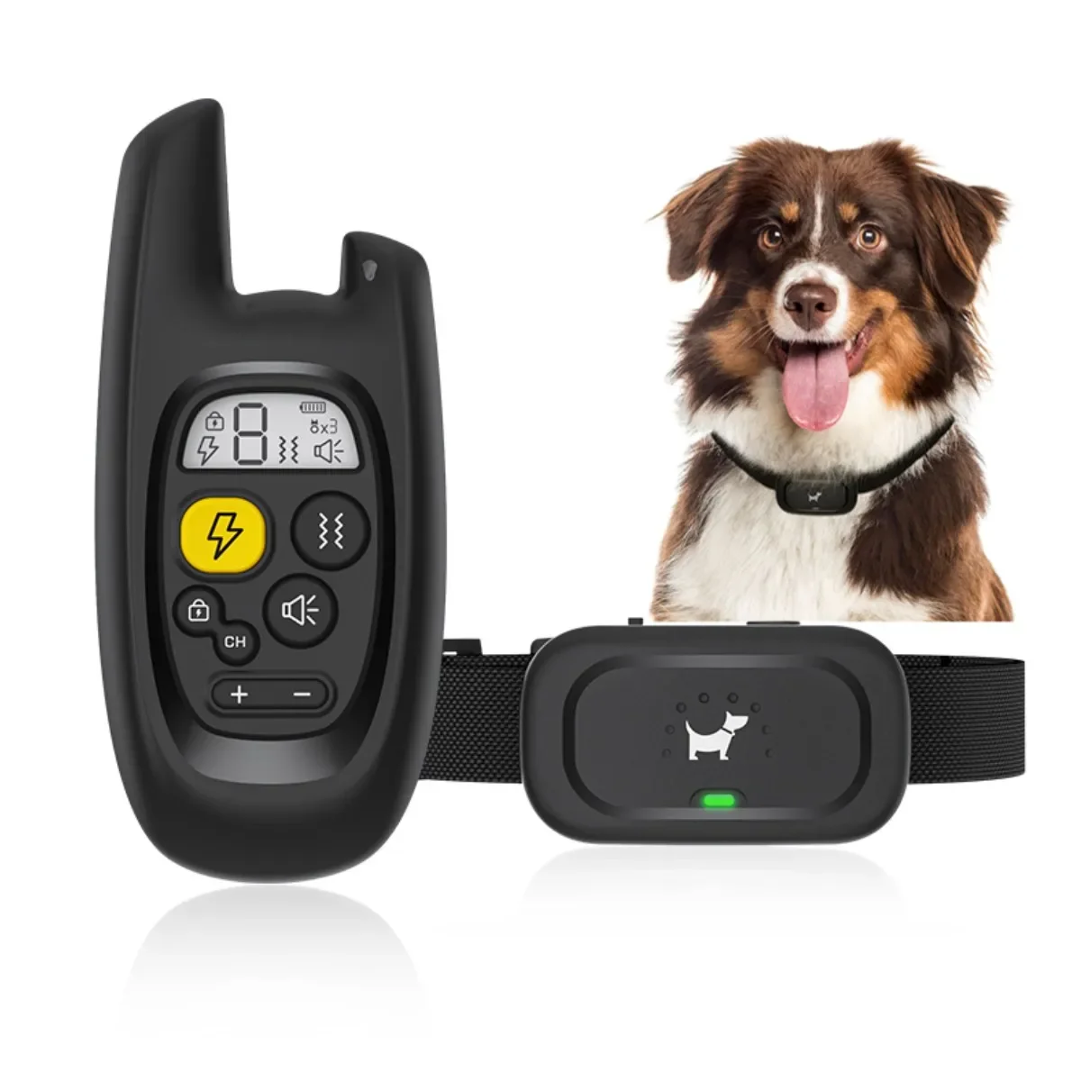 500mElectricPetDogTrainingCollarRemoteControlWaterproof