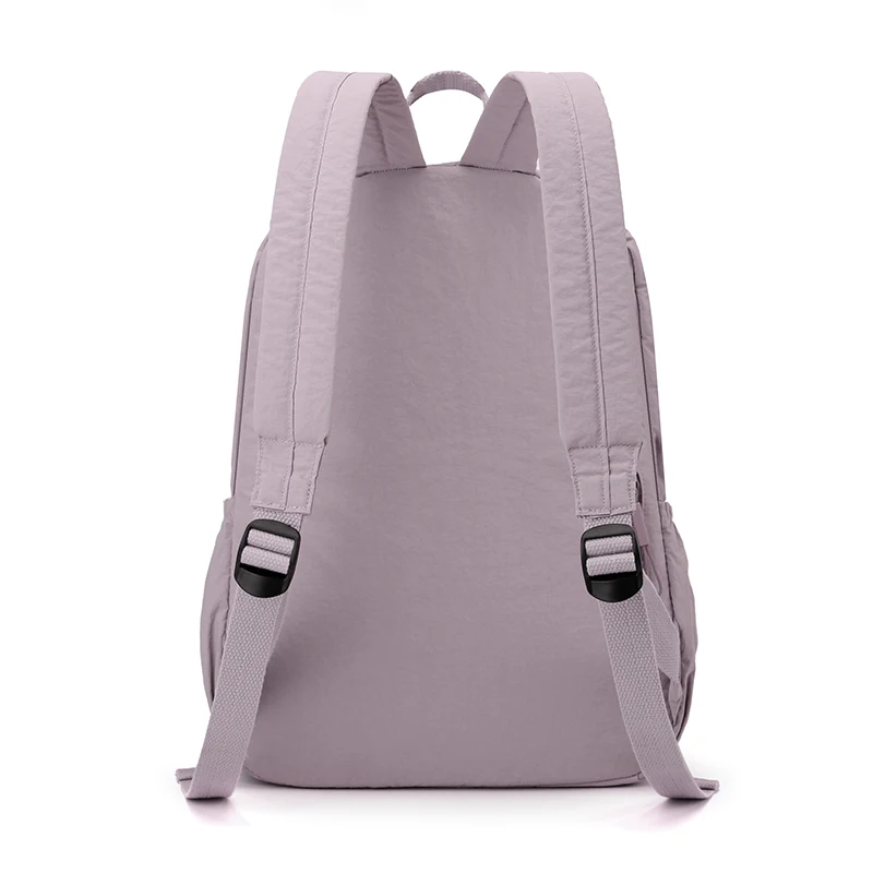 Adjustable strap Laptop Backpack - durable nylon, zipper closure, leisure backpack