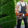 Hedge Trimmer 22.5cc 2-Stroke Engine Garden Bush Trimmer Tool Single-edged/Double-edged Hedge Machine 4