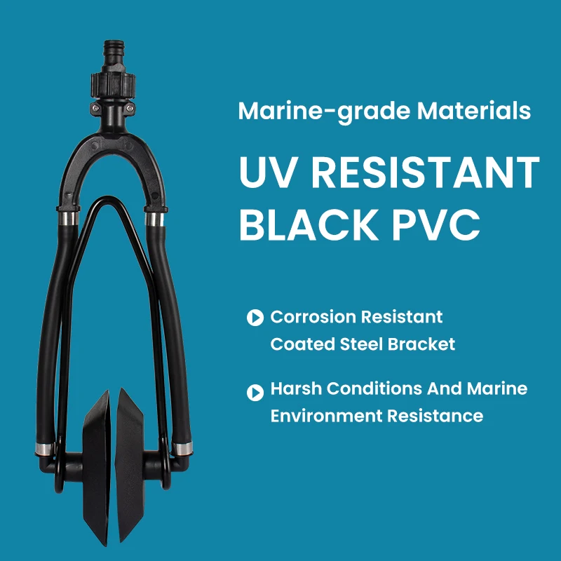 Outboard Motor Flushing Clamp for Speedboat Engine Test Water Clamp Engine Rinse Tool Recirculation Water Clamp Yacht Access outboard engine parts