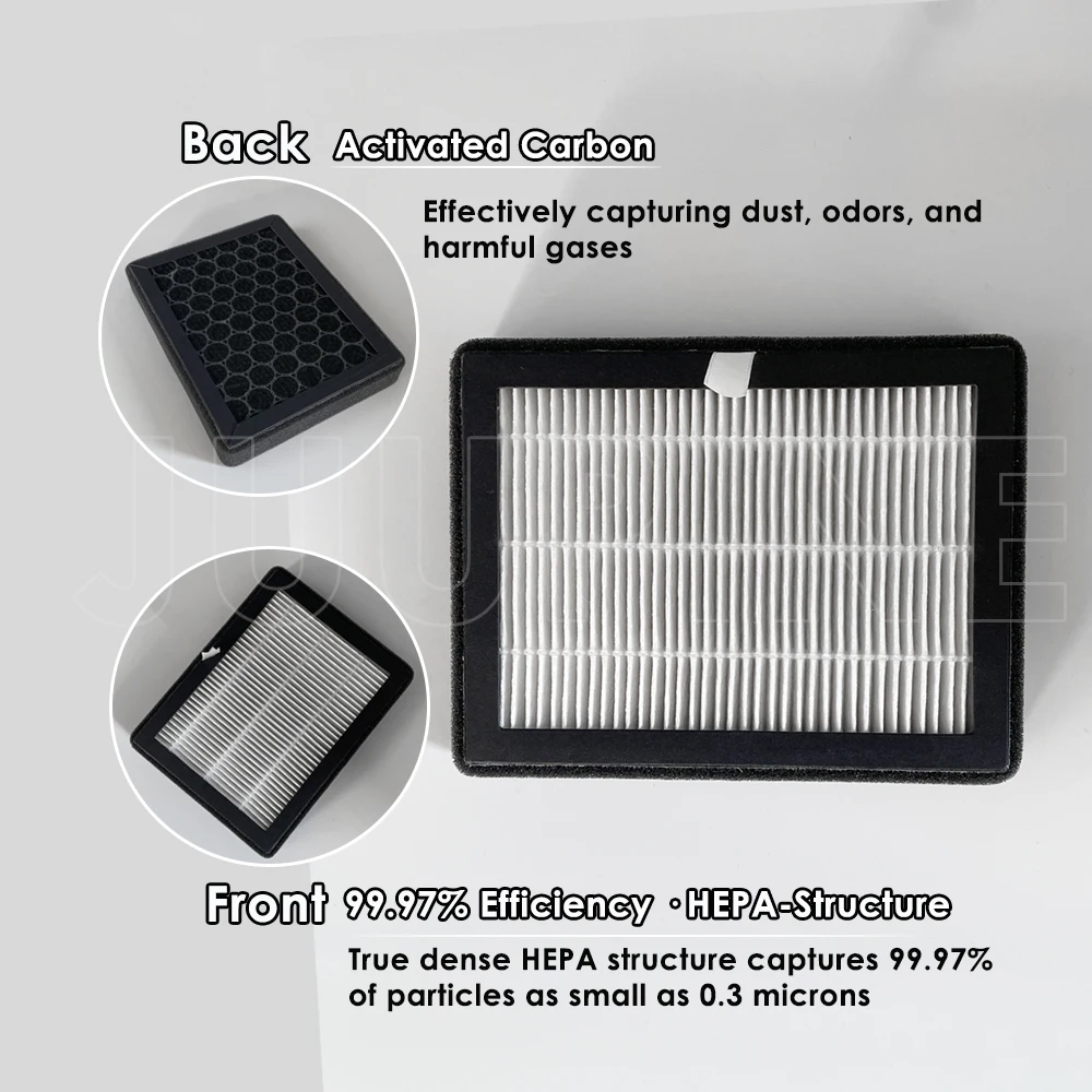 Composants du kit filtre charbon actif et HEPA pour Bambulab P2S X2D, kit de mise à niveau d'échappement ultra performant.