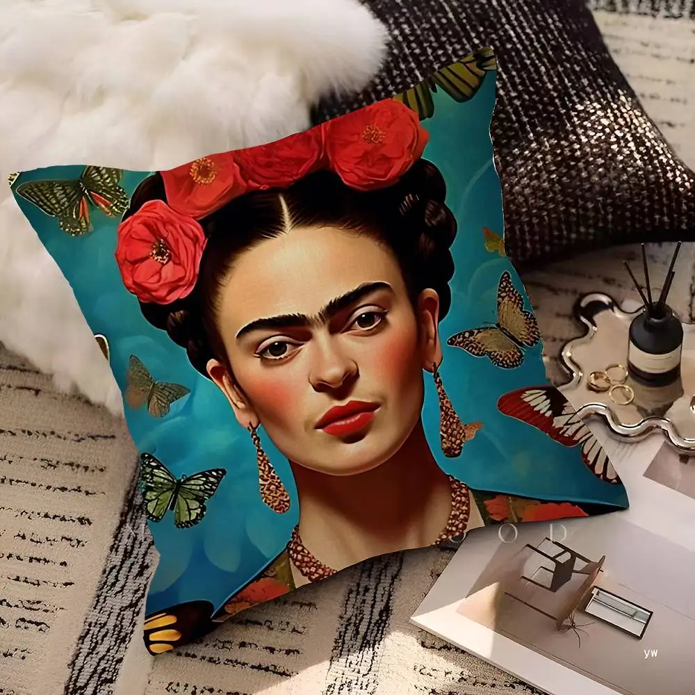 F-Frida K-Kahloes 아트 베개 쿠션 커버 베개 커버 거실 소파 홈 장식 맞춤형