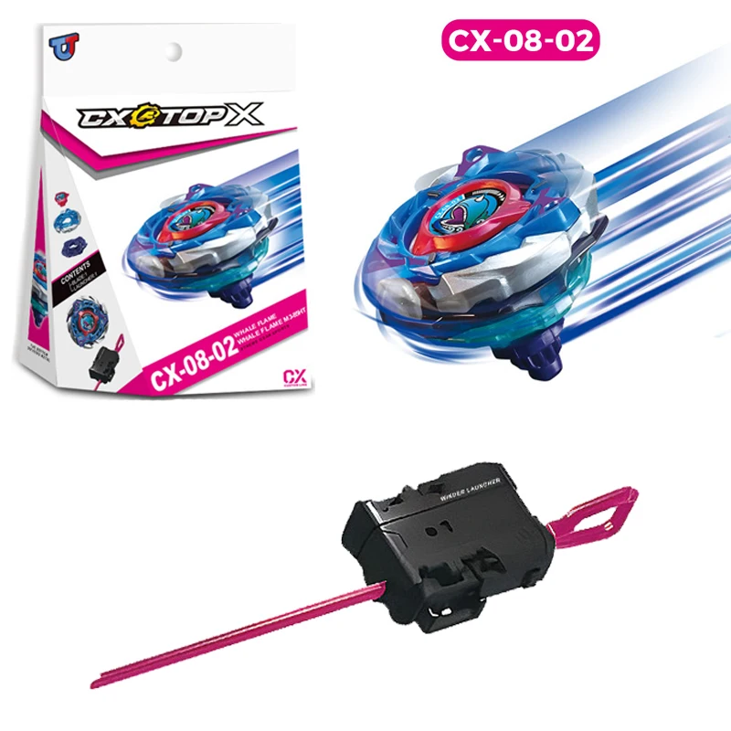 Bey X CX-08 Cerberus/Whale Flame Booster mit Launcher Set Spinning Toy Battle Tops Gyro Weihnachtsgeschenk Neujahr – Detail 4