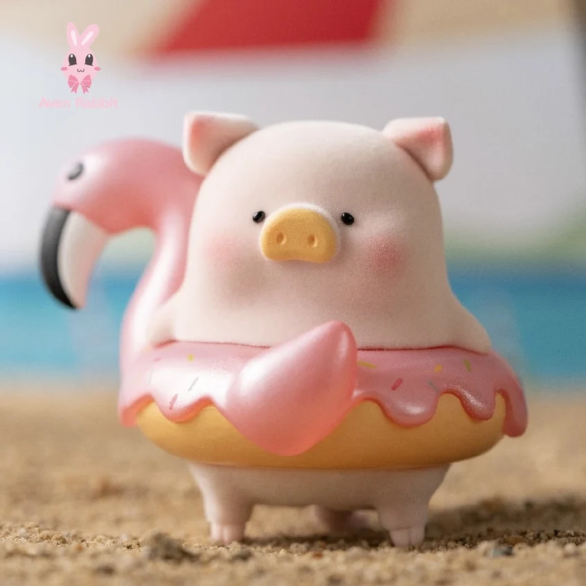 LuLu Pig Beach Party Blind Box Toys Mystery Box Mistery Caja Misteriosa Caixa Surprise Figure Kawaii Model Girls Birthday Gift