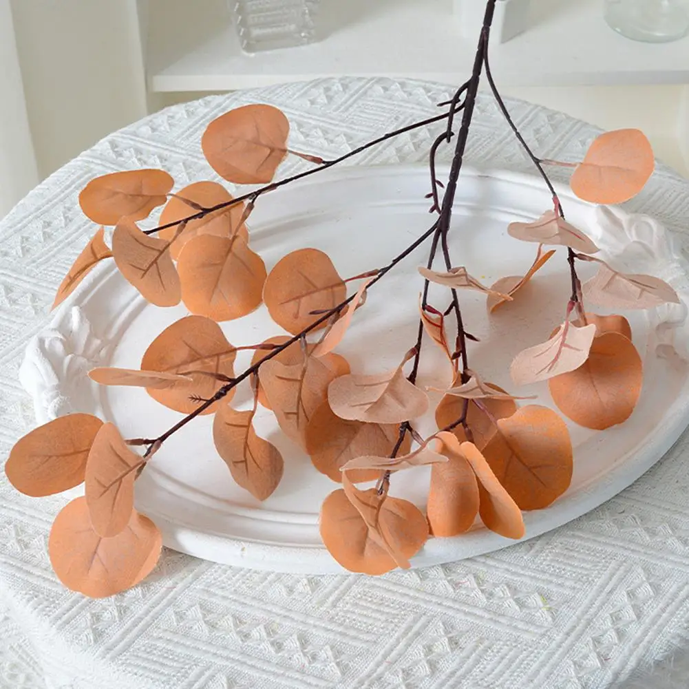 

Simulation Eucalyptus Leaf Artificial Eucalyptus Stems Realistic Indoor Outdoor Eucalyptus Leaves Natural Color Veins Easy for 3