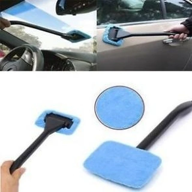  XINDELL Windshield Cleaning Tool - Microfiber Cloth Car Window  Cleanser Brush - Detachable Handle, Auto Glass Wiper, Interior Accessories,  Car Cleaning Kit : Automotive