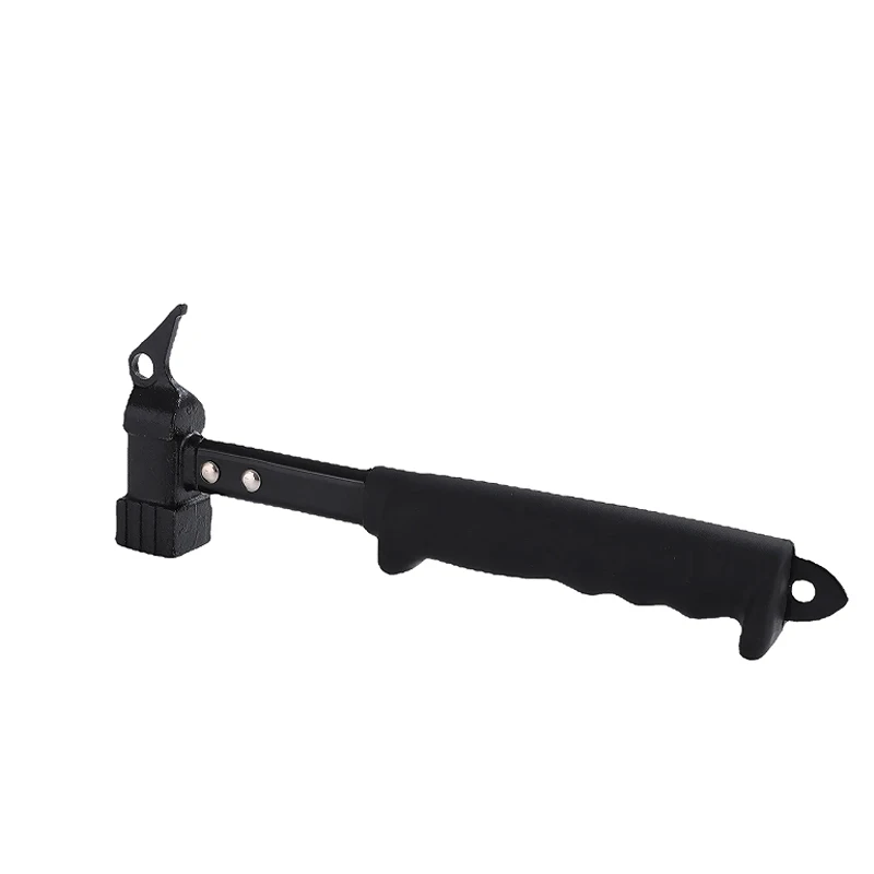 Camping Tent Accessories Hammer Nail Extractor Outdoor Camping Tent Nail Hammer Cast Iron Safety