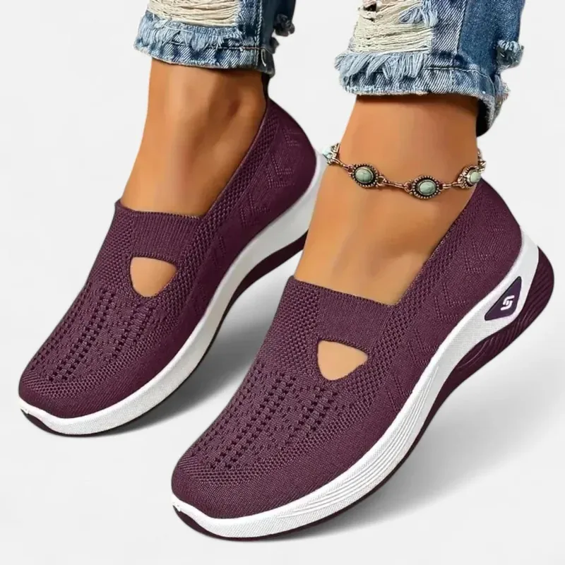 Breathable Mesh Flats Shoes Comfortable Slip