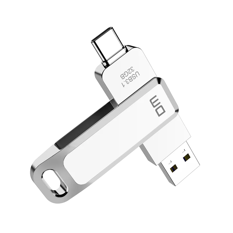 USB Con Huella Dactilar Tipo C – Almacenamiento Seguro 256/128/64 GB, Metal, Transferencia Rápida