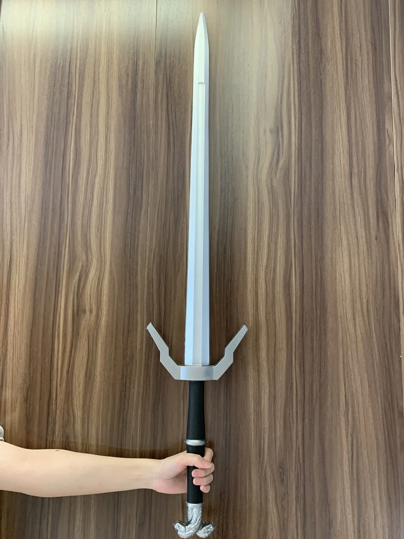 Cosplay Sword Cosplay Prop Cosplay Toy Cosplay Wild Hunt Sword Geralt of Rivia Sword Exotic Beasts White Wolf Weapons Prop Role Play PU Rubber Model Gift