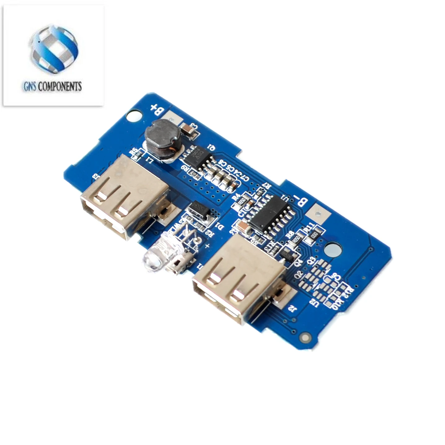 5V 2A Power Bank Charger Module Circuito Di Ricarica Step Up Boost Power Supply Module 2A Dual Usb Output 1A Input