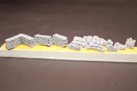 1/72 Scale Die-cast Resin Figure Tank Vehicle Sandbag Scene Layout Model Assembly Package Free Shipping (unpainted) 1