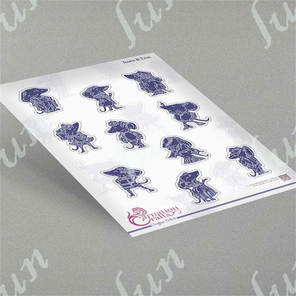 

Icons & Eras Die Set Cutting Dies New Arrival 2024 Scrapbooking Decoration DIY Gift Paper Card Craft Embossing Stencil Template