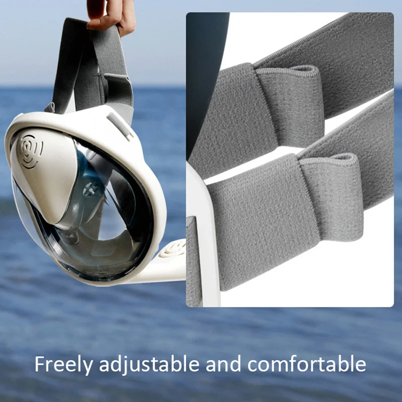 Diving Mask Full Face Scuba Anti Fog Goggles Camera Mount Underwater Wide View Adult Youth