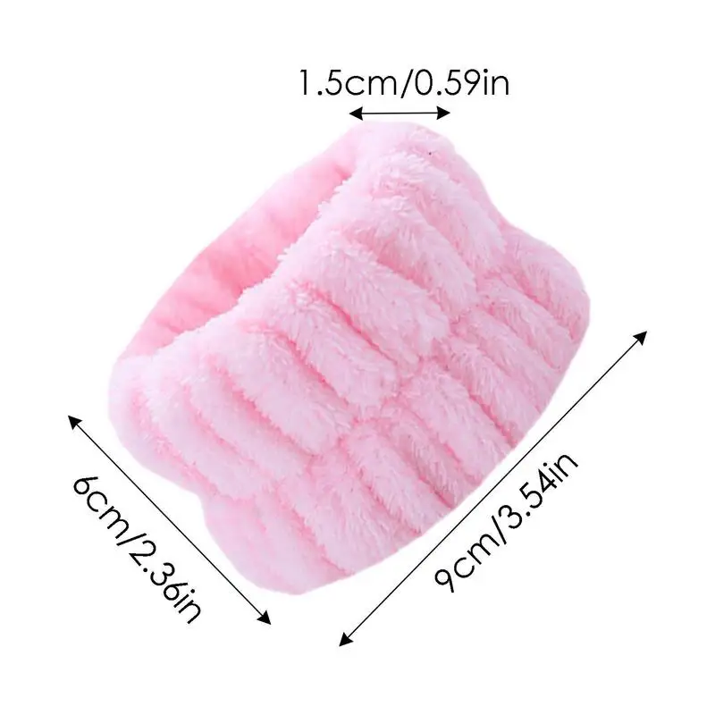 Wrist Washband Microfiber Wrist Wash Towel Band Wristband Scrunchies For Wash Face Absorbent Wrist Sweatband For Women Headband 6