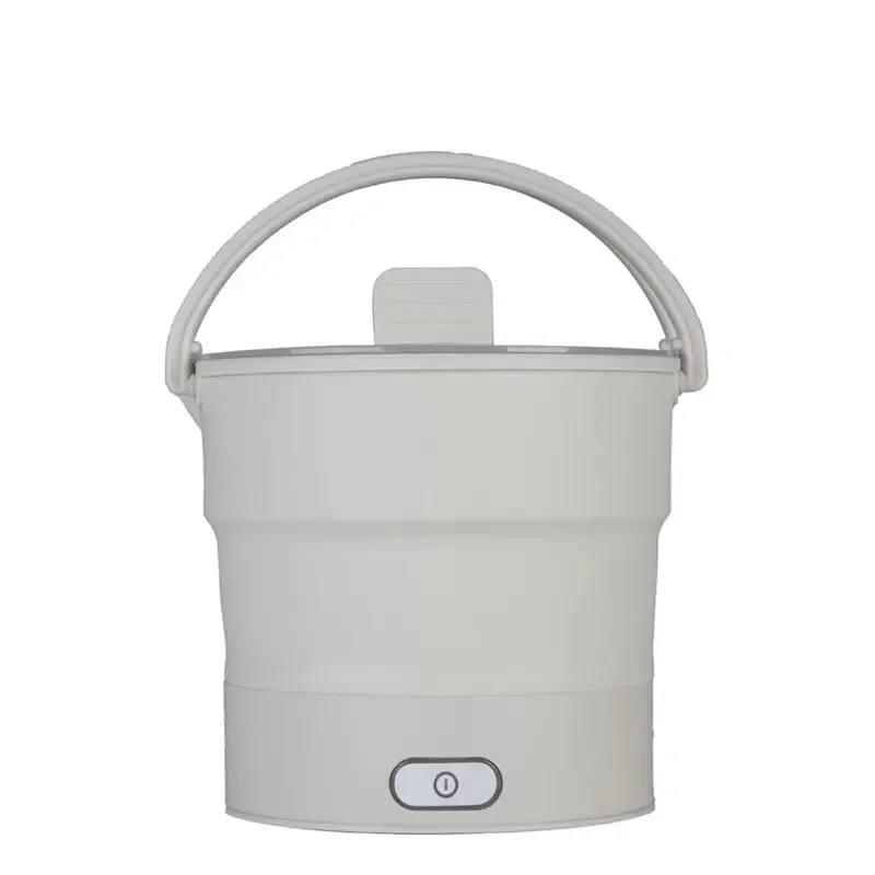 Portable Foldable Silicone Pot 110/220V Multifunction Hot Pot Food Steamer Cooking Machine for Dormitory Noodle Cooker for Trave