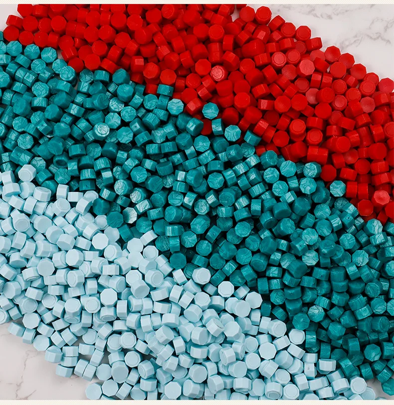 150Pcs Mix Color Wax Seal Vintage Sealing Wax Beads Stamp Scrapbook Material Wedding Invitation Decoration