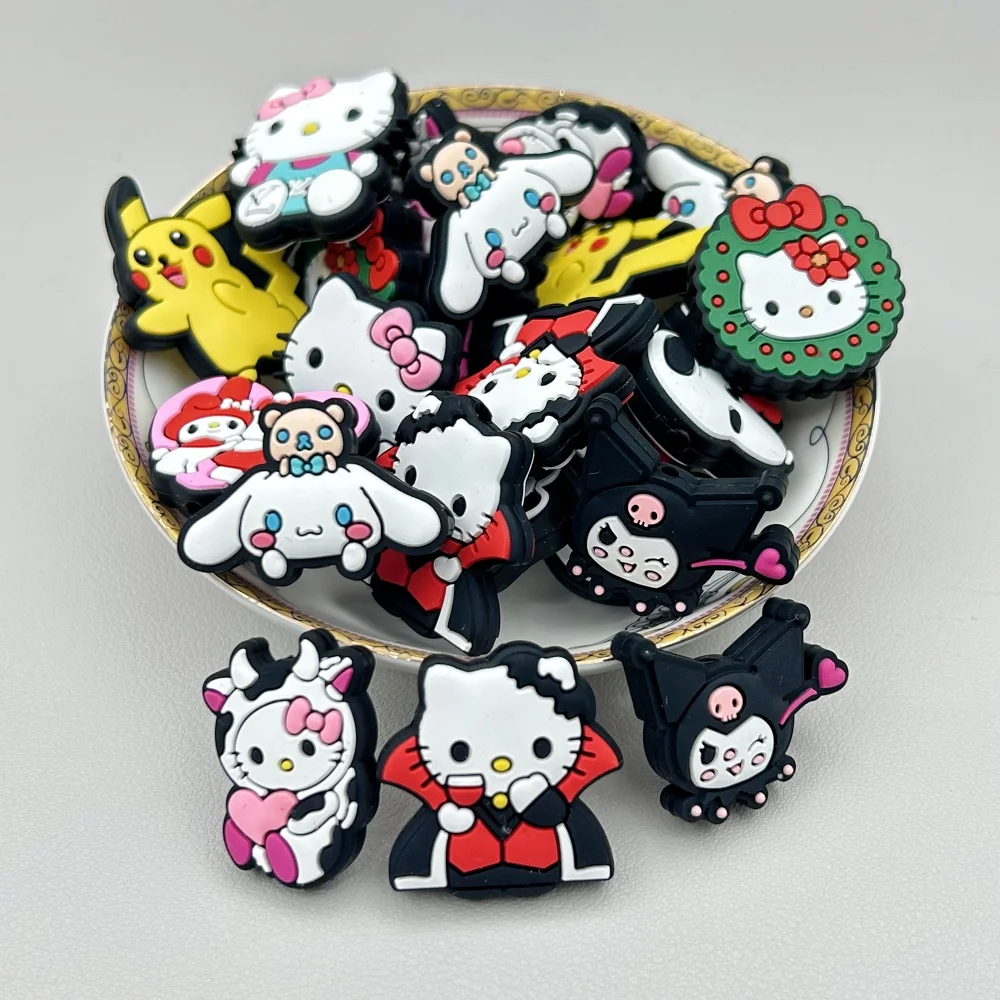 Teething Toys Silicone Teething Toys Baby Teething Toys Silicone Beads Silicone Teether Silicone Teething Beads Silicone Jewelry Accessories 10PC Baby SiliconeBead Cartoon Bead Teethe DIY String Pen Bead Nipple Chains