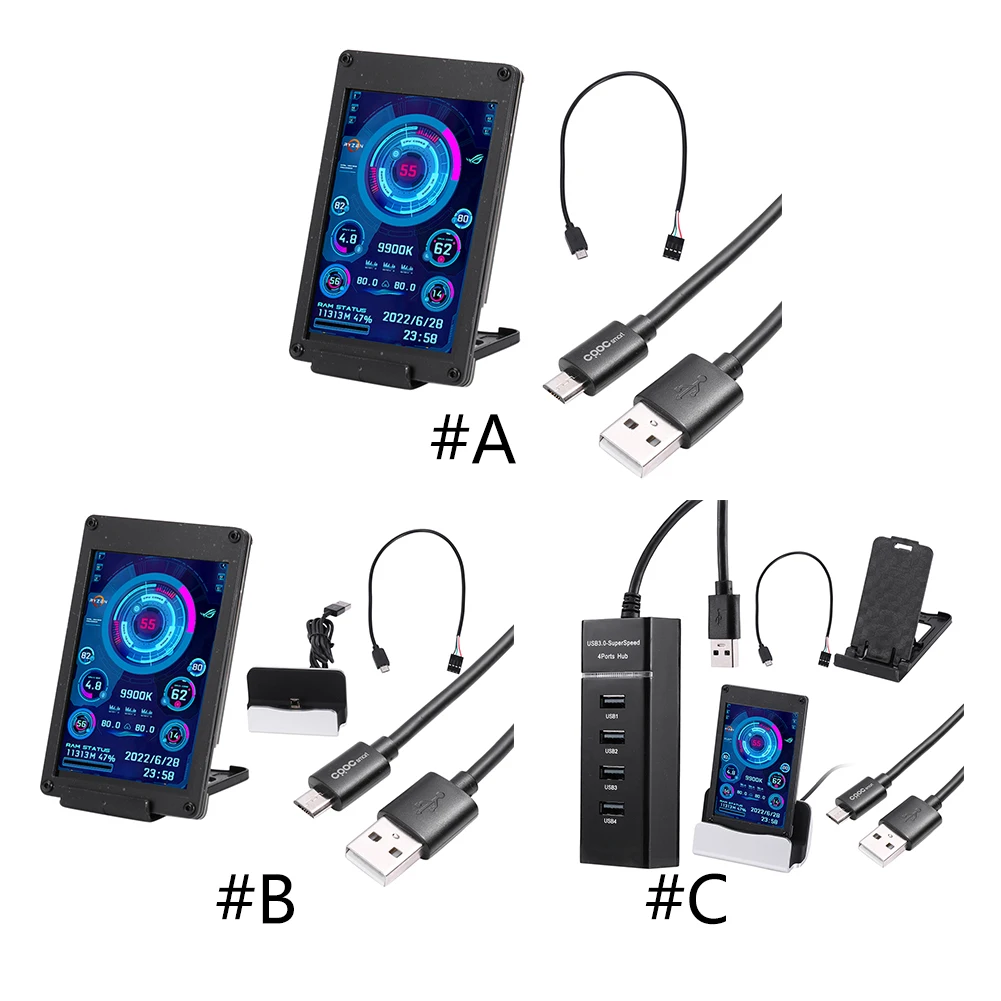  USB ǻ  3.5 ġ IPS ȭ DIY PC µ ÷, CPU, GPU RAM, 4 , 2.54 , USB, , , 