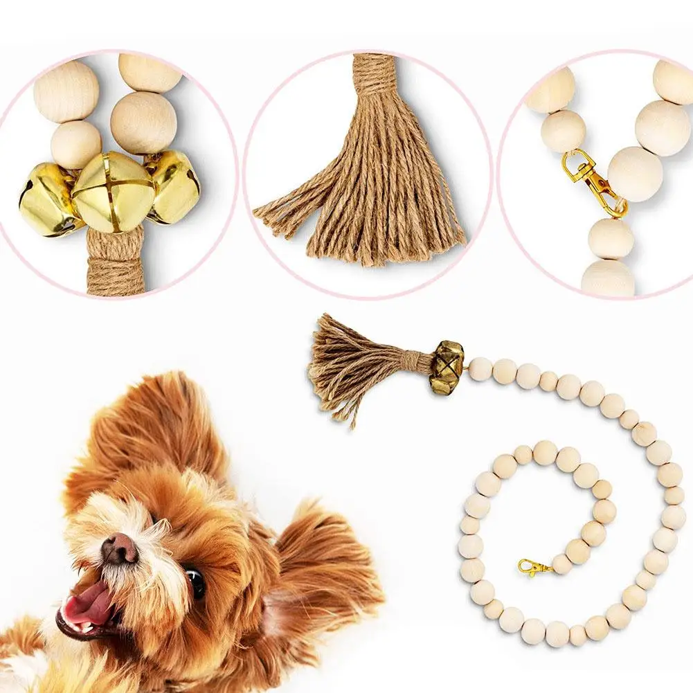 Hanging Dog Door Bells for Dogs and Puppies Dog Doorbell for Potty Training Pet Supplies Bell Dogs to Ring to Go Outside