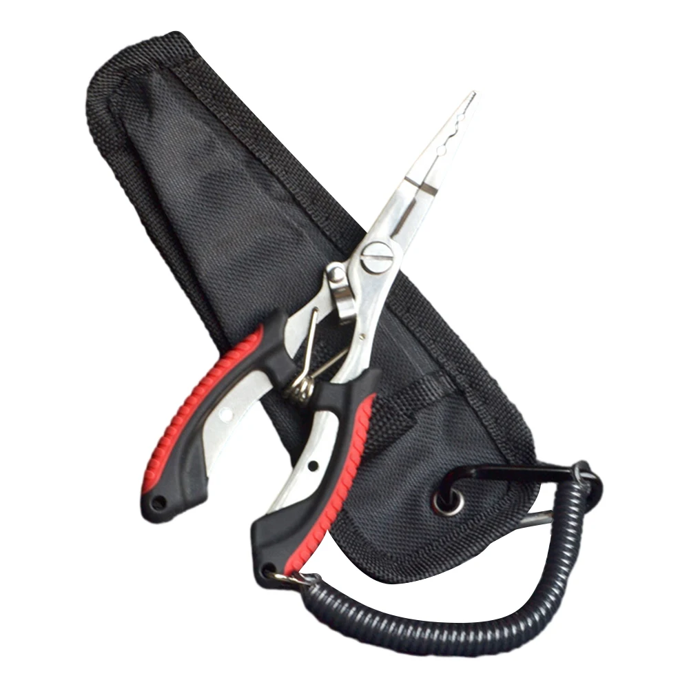 LaJao Pinze Multiuso Per Pesca Con Rimuovi Amo E Tagliafili - Kit Attrezzo Da Pesca Con Guaina - Acciaio Inox