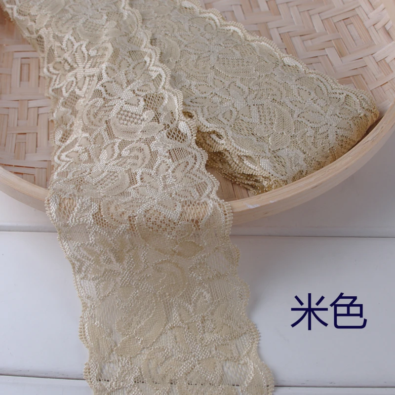 Lace Fabric Elastic Stretchy Trim DIY Crafts for Dress Underwear Lingerie Shorts Clothing Decoration