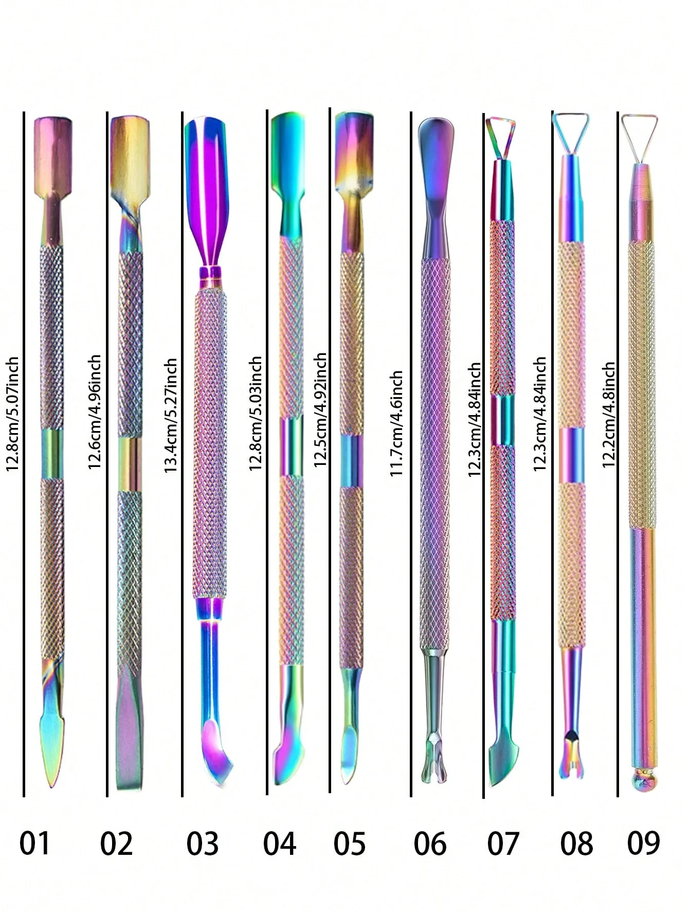 Nail Care Kit 1pcs Cuticle Pusher and Gel Polish Remover