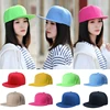 Hip Hop Style Flat Brim Sun Caps Male Baseball Hat Solid Color Summer Men‘s and Women‘s Outdoor Cycling Caps Sunproof Sport Caps 3