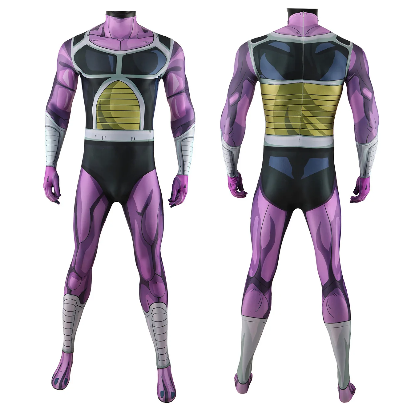 Dragon Ball Z: King Cold | Cosplay Spandex Bodysuit 36 Dragon Ball Z-Inspired King Cold Cosplay Spandex Bodysuit for Adults and Kids