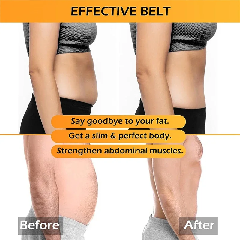 Smart Muscle Stimulator Abs Trainer Abdominal Toning Belt Muscle Toner Body Slimming Weight Loss Home Gym Fitness Equiment