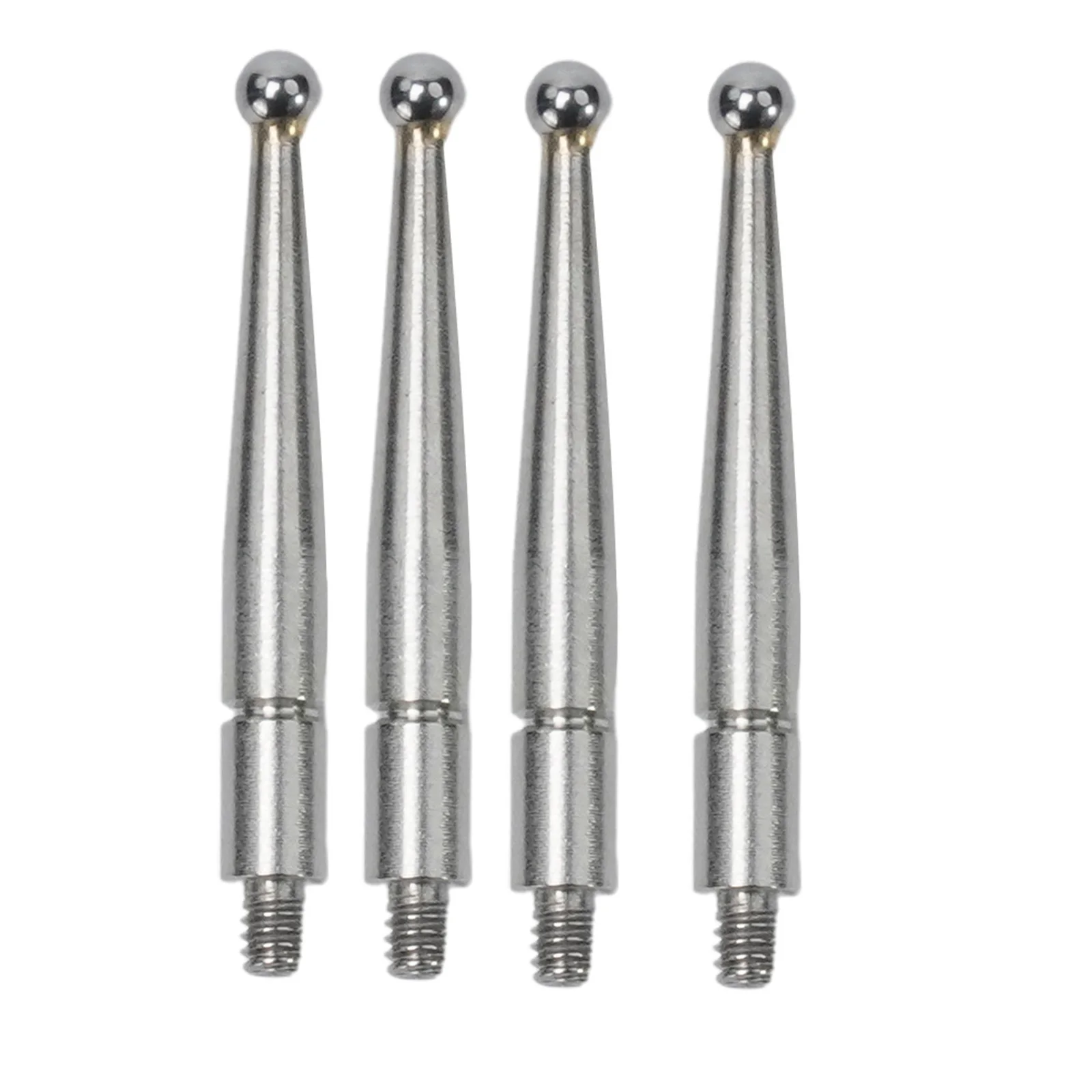 4pcs Contact Points For Dial Test Indicator 2mm  Diameter Tungsten Carbide Ball M1.6 103006 Home Tools Accessories