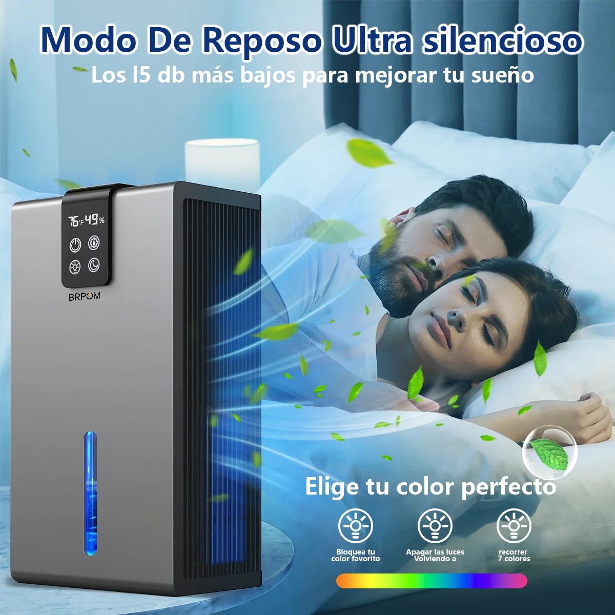 Compact Home Dehumidifier for Bathroom and RV