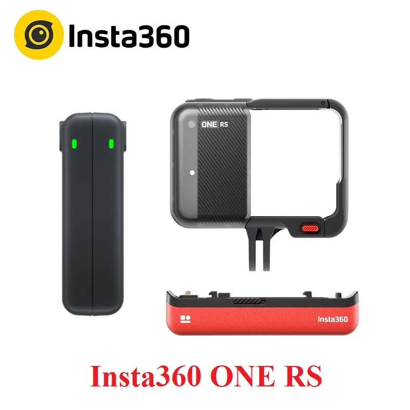 Insta360 One Rs Fast Charge Hub Caricatore Originale 1445Mah Staffa Di Montaggio Alimentazione Batteria Per Insta 360 One Rs Accessori