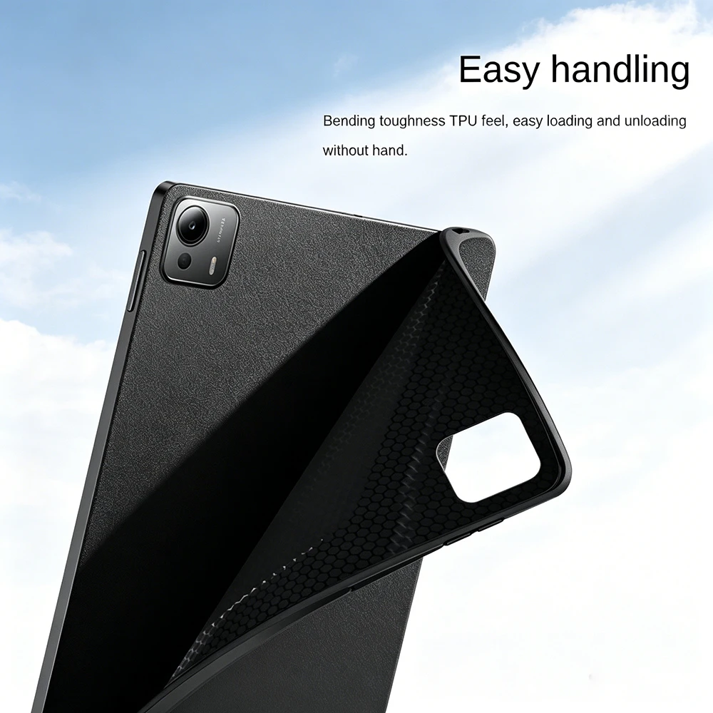 Tzion Soft Silicone Black Tablet Case - Sleek and Durable Protection