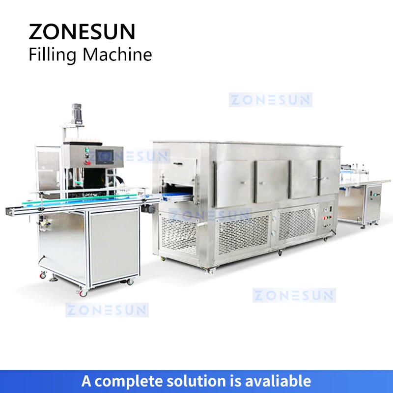 ZONESUN 4 Head Hot Filling Machine Vaseline Filling Machine Heating Mixing Filler ZS-JRF4 - Image 6
